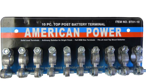 10 PC Top Post Battery Terminals - Image 2