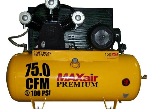 20 HP Horizontal 3 Phase Power 75 CFM @ 100psi with Combo Switch - 575 Volt - Image 2