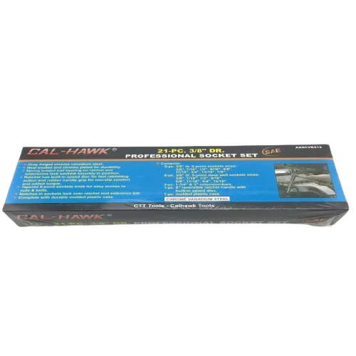 21 PC 3 8 Inch Drive Socket Set - Image 2