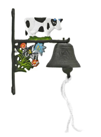 3 Inch Holstein Cow Door Bell - Image 2