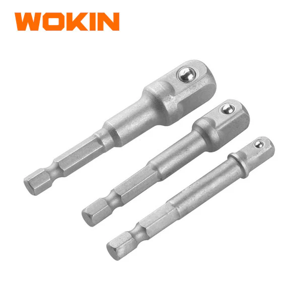 WOKIN 3PCS Socket Adapter Set - 1/4", 3/8", and 1/2" sizes - Image 2