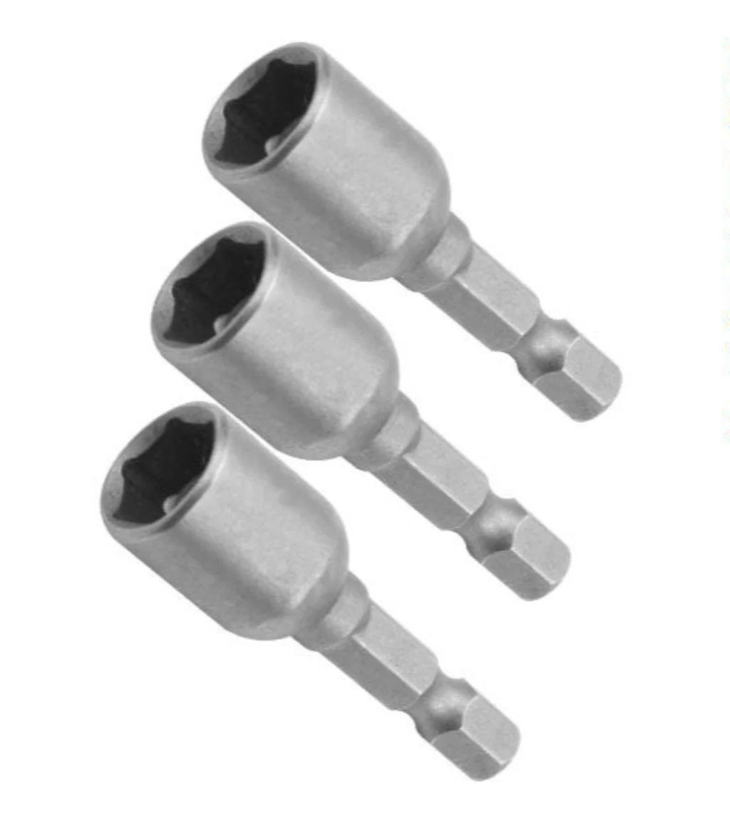 Wokin 3 Pc Magnetic Nut Socket Set - 5/16 Inch - Image 2