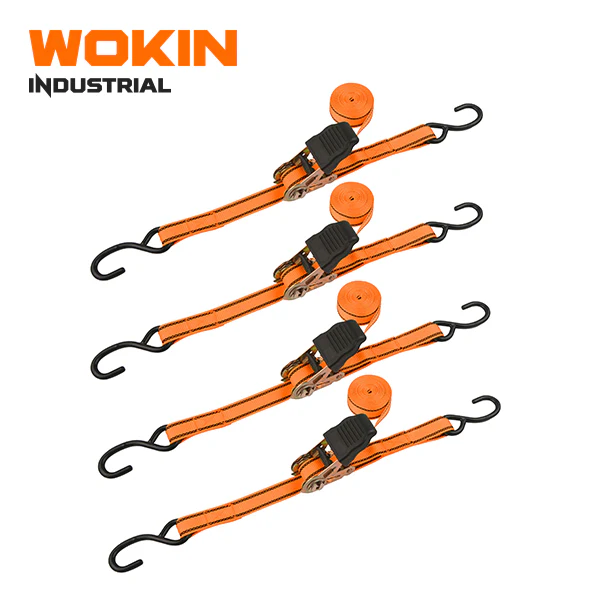 Wokin 4 Piece Tie Down Set Industrial With J Hooks - Image 2