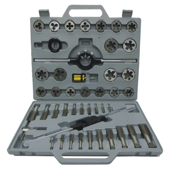 45 Piece Tap and Die Set Tungsten Steel Metric