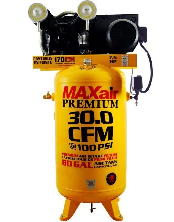 7.5 HP Upright 30 CFM @ 100psi with Combo Switch with 3 Phase Power 575 Volt - Image 2
