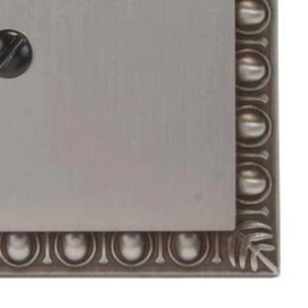Amerelle Renaissance 2 Toggle Wall Plate Antique Nickel Damaged Box - Image 2