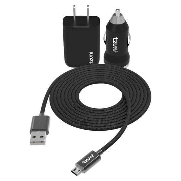 Auto Home Charge Pack with Micro USB Connector Damaged Package