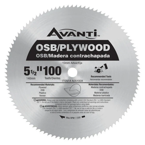 Avanti 5.5 Inch Cordless Steel Saw Blade
