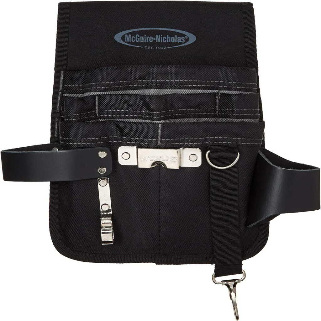 Black And Gray 6 Pocket Electrician Pouch