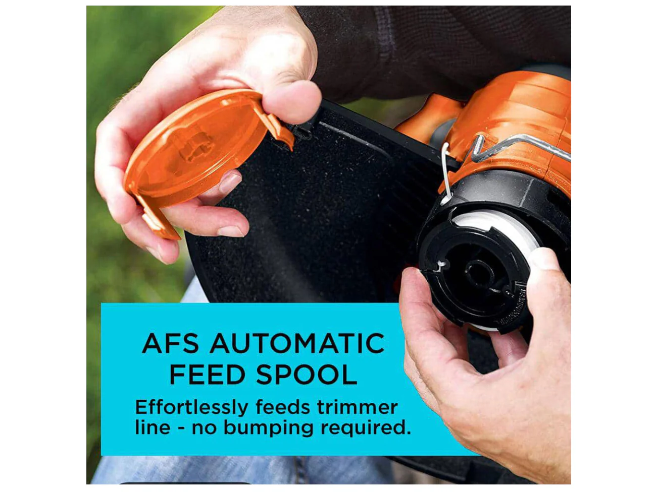 BLACK+DECKER 0.065 in. x 30 ft. Replacement Single Line Automatic Feed Spool AFS for Electric String Grass Trimmer/Lawn Edger/Mower - Image 3
