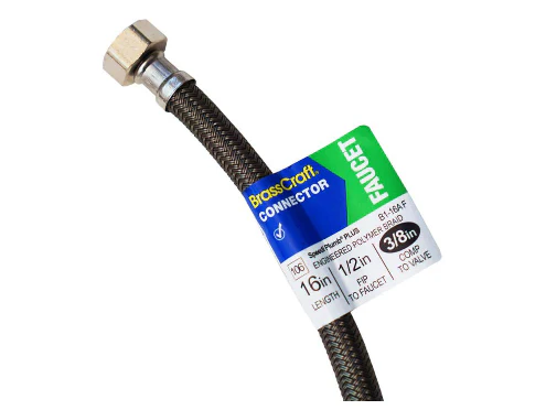 BrassCraft 3/8 in. Compression x 1/2 in. FIP x 16 in. Braided Polymer Faucet Supply Line DAMAGED BOX - Image 2