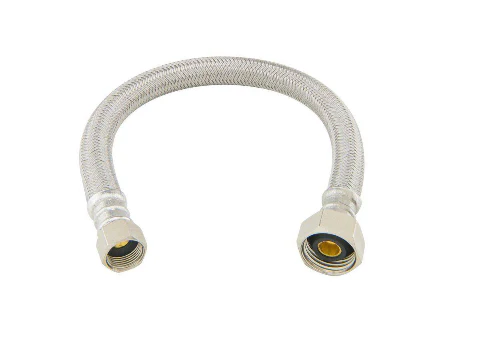 BrassCraft 3/8 in. Flare x 1/2 in. FIP x 12 in. Braided Polymer Faucet Supply Line - Image 2