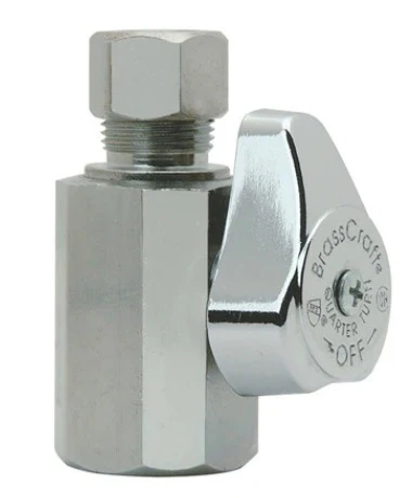 BRASSCRAFT Stop Str1/2F3/8Cp Chrome *DAMAGED BOX*