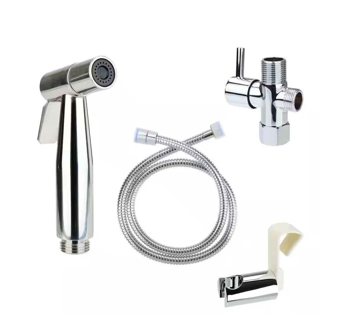 Brondell CleanSpa Non-Electric Luxury Handheld Bidet Attachment in Stainless Steel Damaged Box - Image 2