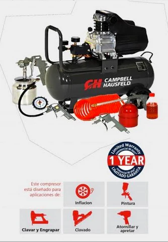 Campbell Hausfeld 2.0HP 8 Gallon Air Compressor - Image 2