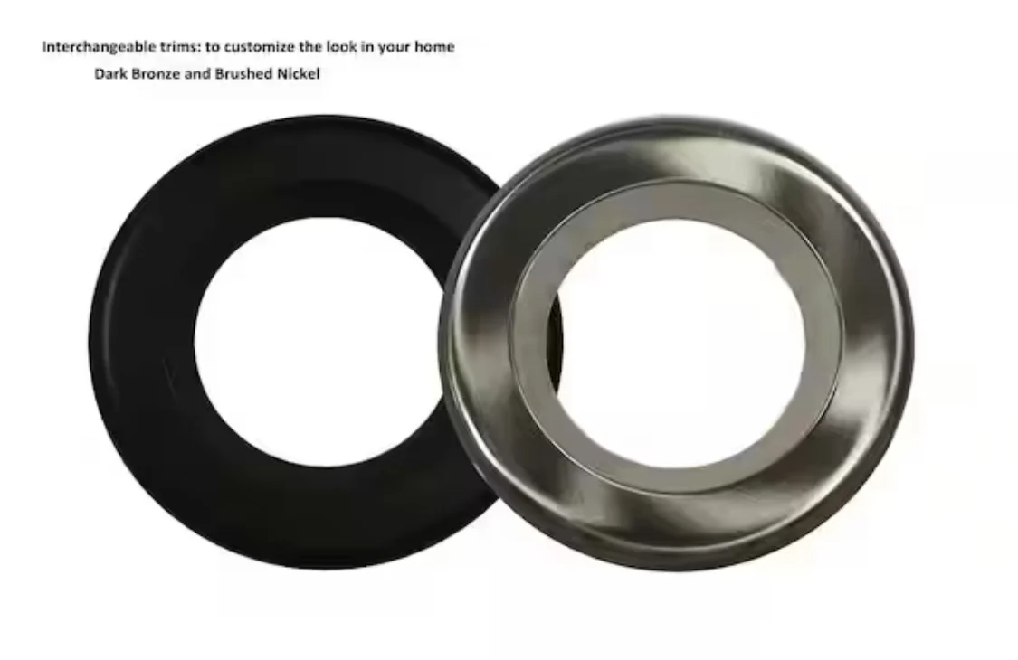 Commercial Electric 4 in. Selectable Integrated LED Recessed Retrofit Interchangeable Trim - Damaged Box - Image 3