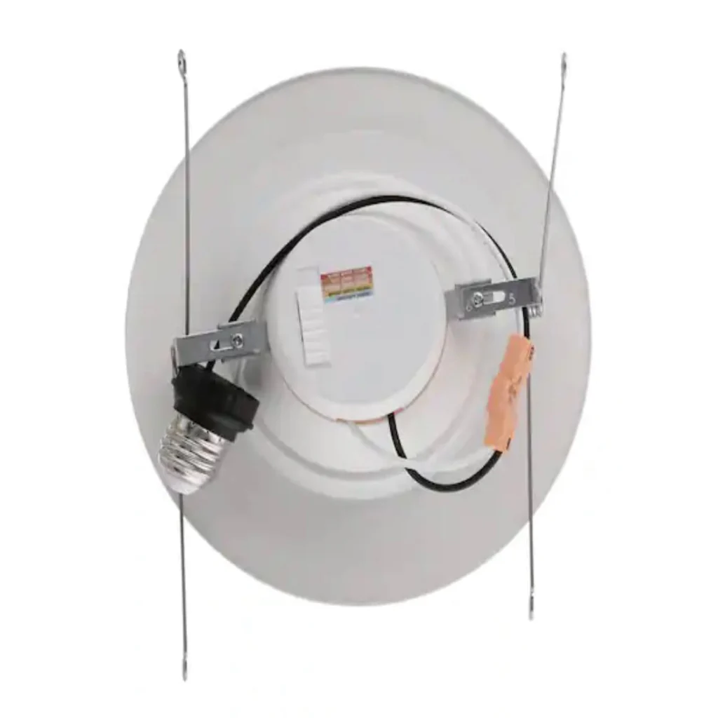 Commercial Electric 5/6 in. New Construction or Remodel Matte White Dimmable LED Recessed Trim with Adjustable Color Changing Technology - Damaged Box - Image 5