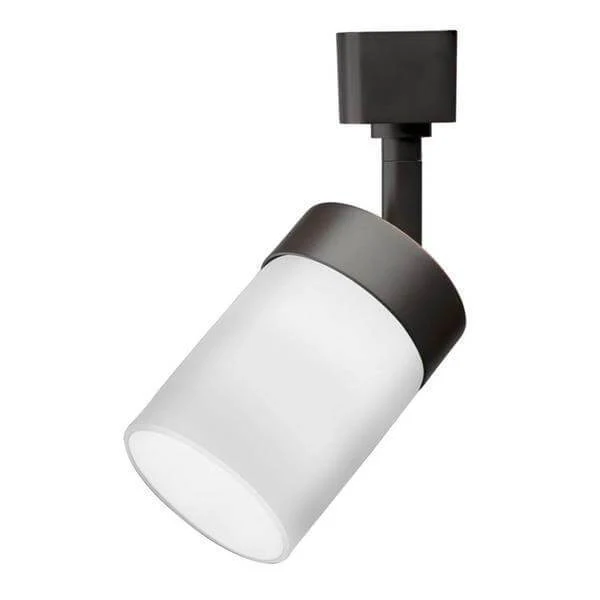 Cylinder Glass 1-Light Oil-Rubbed Bronze Track Lighting Head Damaged Box