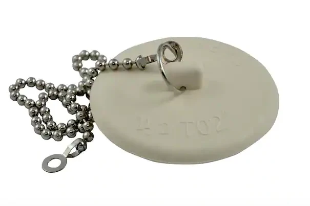 Danco 1 1/2 in - 2 in Universal Tub Stopper with Chain *DAMAGED BOX*