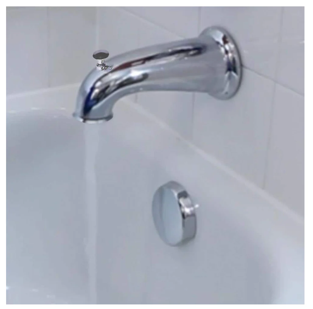 DANCO 5-1/2 in. Decorative Tub Spout in Chrome DAMAGED BOX - Image 3