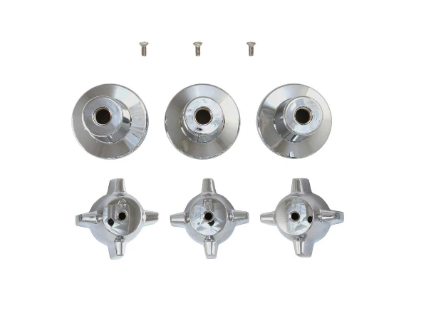 DANCO Central Brass 3-Handle Tub and Shower Faucet Trim Kit in Chrome (Valve Not Included) DAMAGED BOX - Image 3