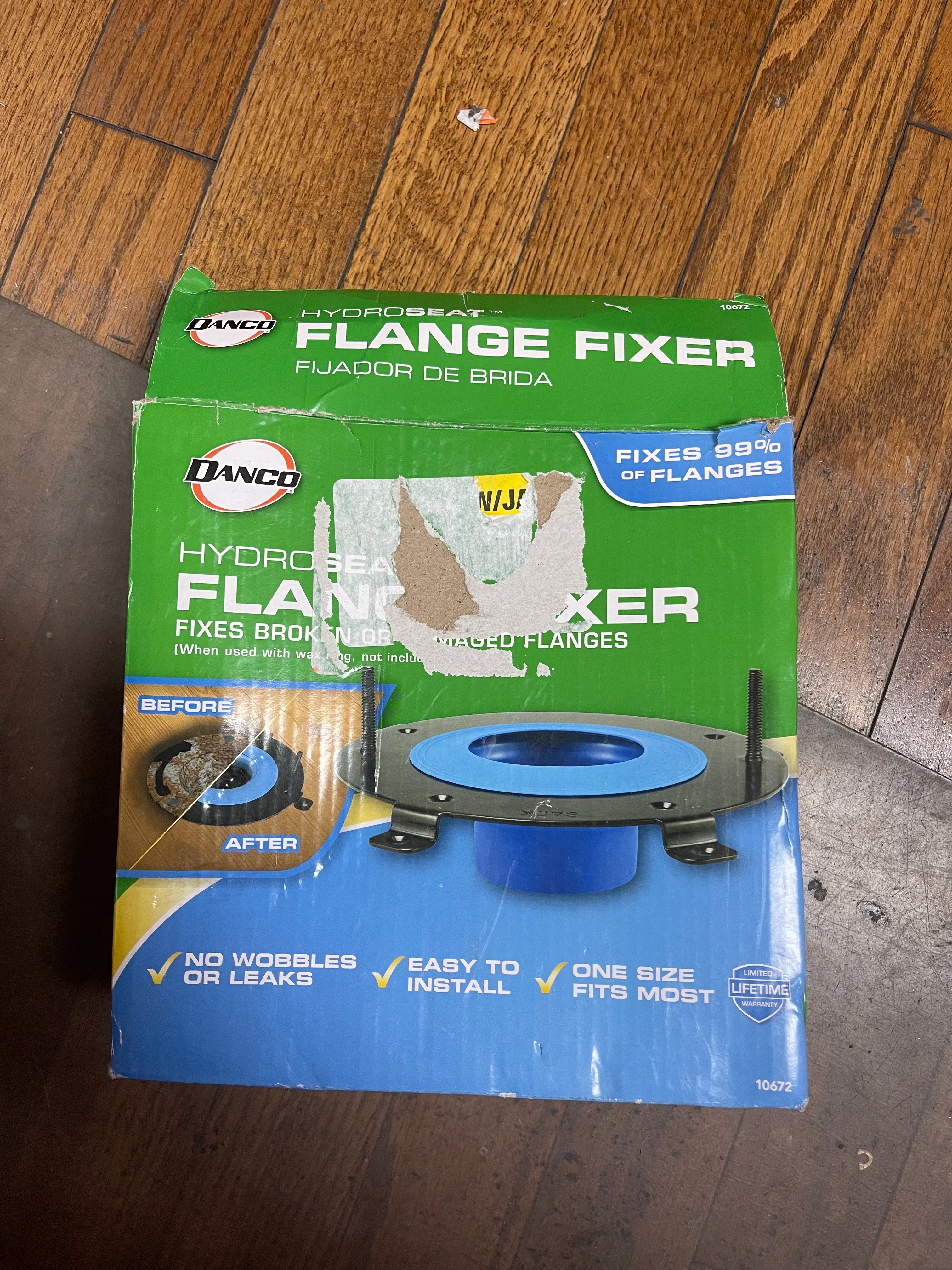 Danco HydroSeat Toilet Flange Repair Damaged Box - Image 3