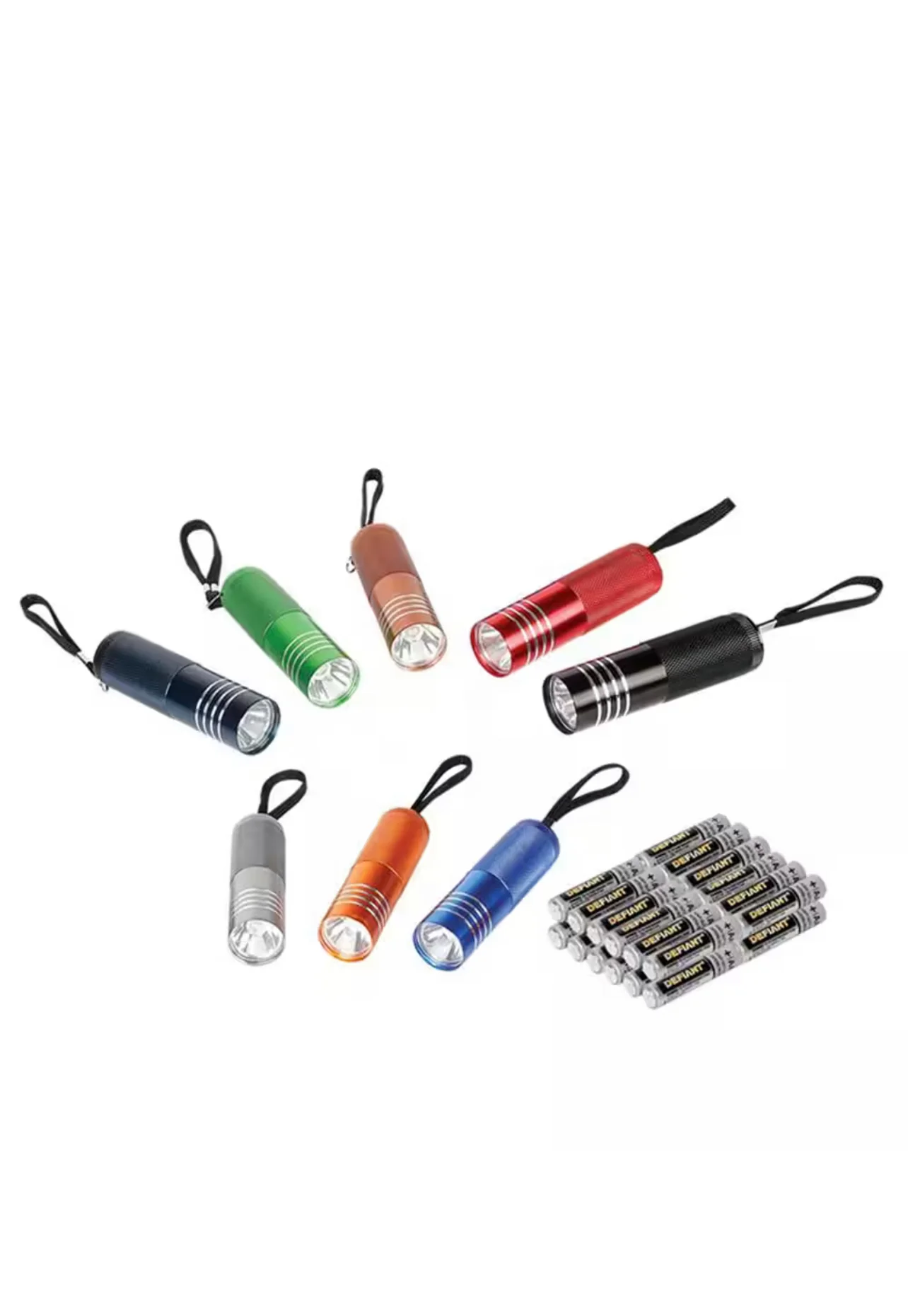 Defiant 8 Pack Of Aluminum Flashlight New In The Pack - Image 3