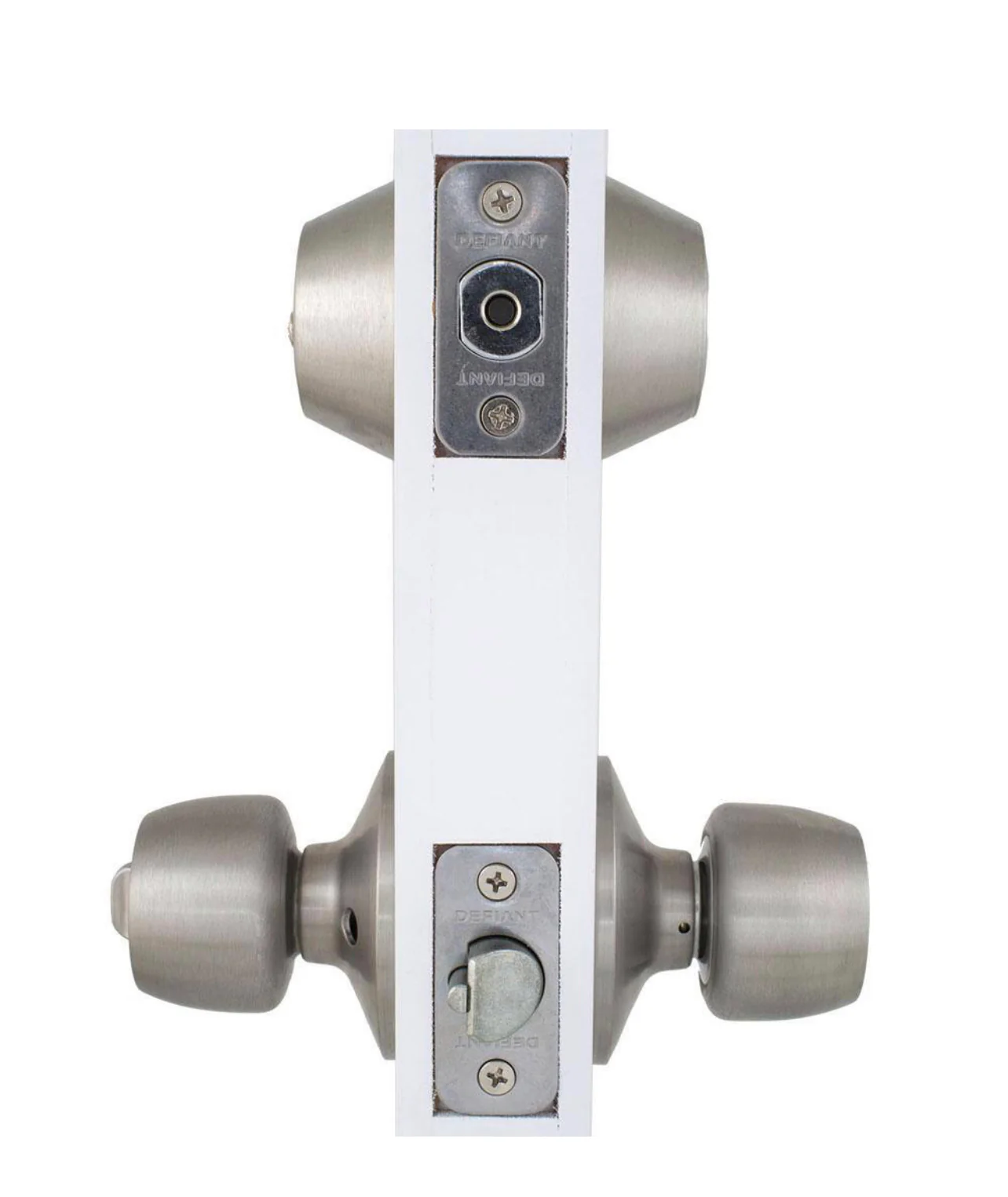 Defiant Brandywine Stainless Steel Combo Pack with Double Cylinder Deadbolt Damaged Box - Image 5