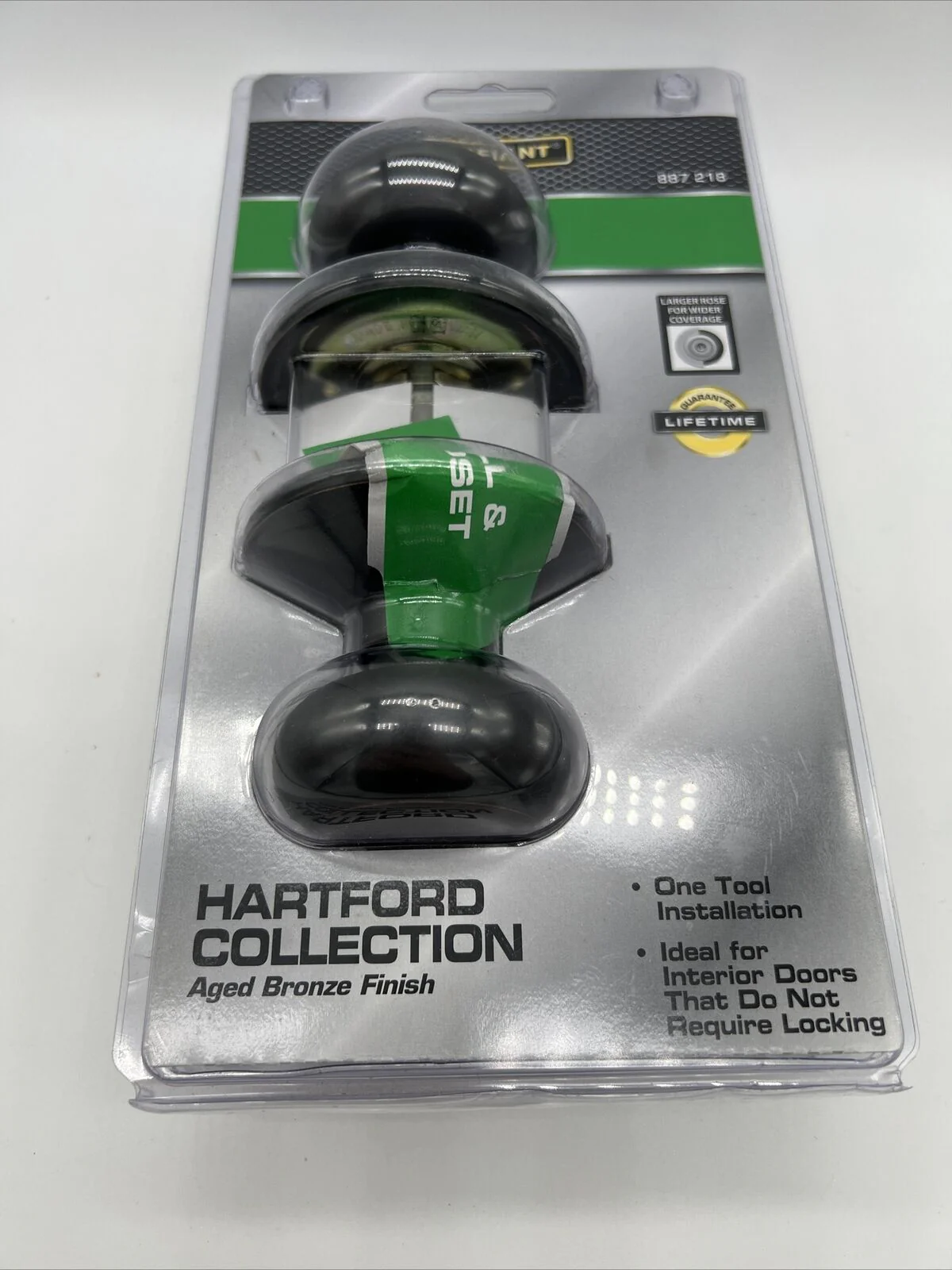 Defiant Hartford Collection Hall And Closet Aged Bronze Finish Door Knobs Damaged Box - Image 2