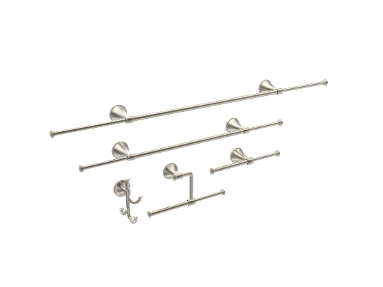 Delta Accolade Expandable 24 in. Towel Bar in Spotshield Brushed Nickel DAMAGED BOX - Image 4