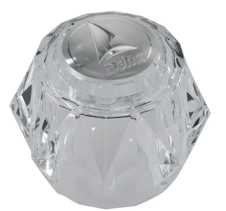 Delta Single Clear Knob Handle Kit in Clear *Damaged Box* - Image 2