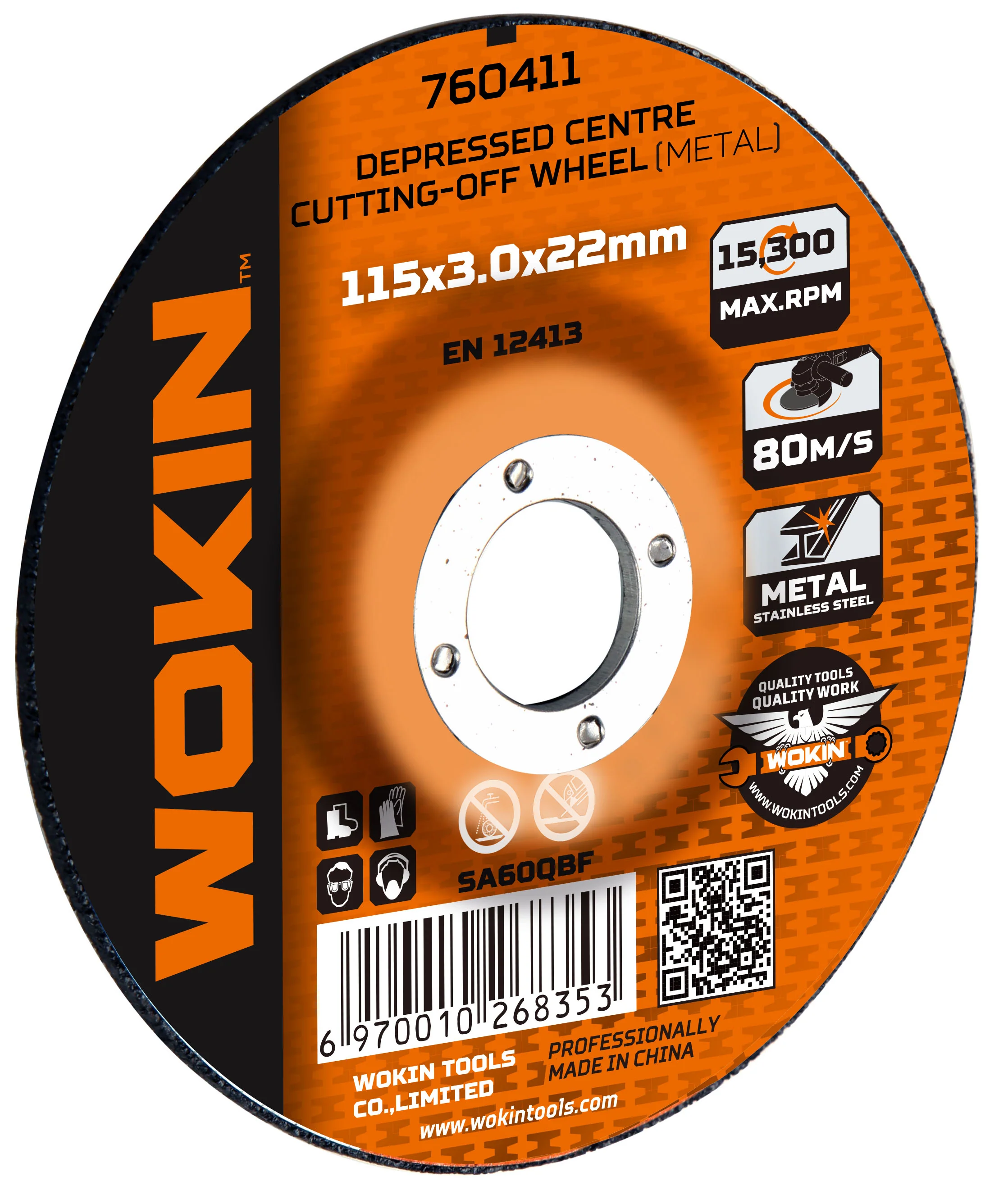 Wokin Depressed Center Cut Off Wheel 9 Inch - Image 2
