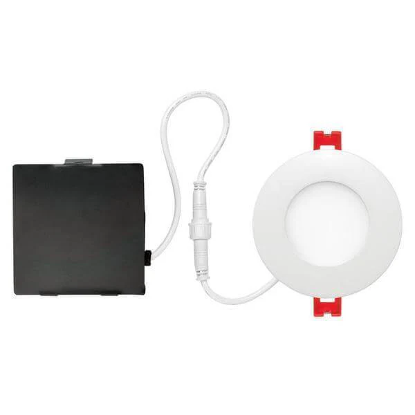 Globe Designer Ultra Slim 3 inch White Integrated LED Recessed Kit Damaged Box