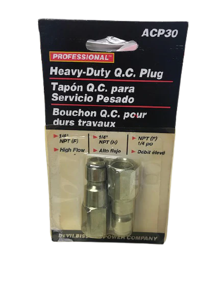 Devilbiss Air Power Quick Plug - 1/4 Inch NPT Female ACP30 - Image 2