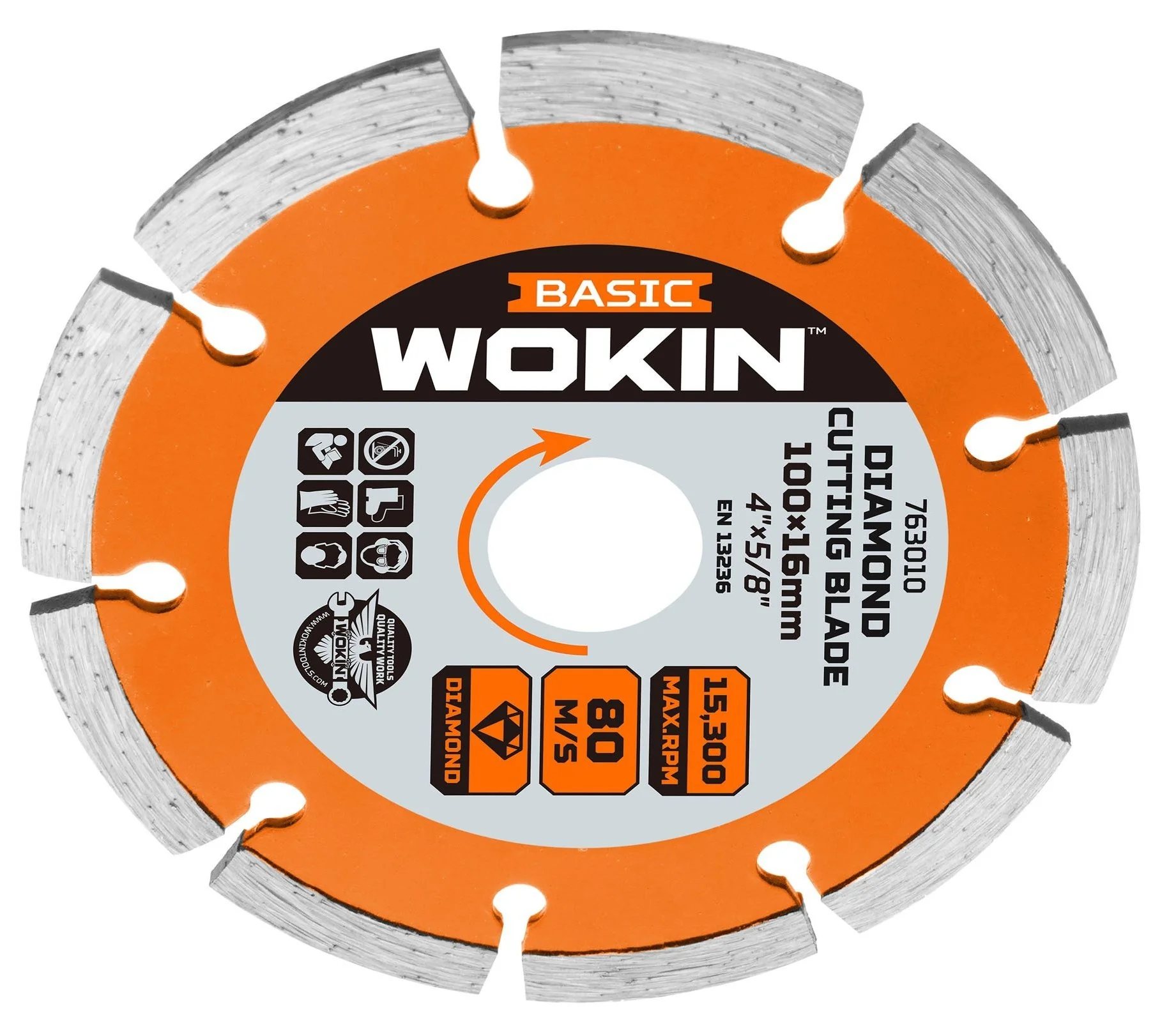 Wokin Dry Diamond Disc 4 Inch - Image 2