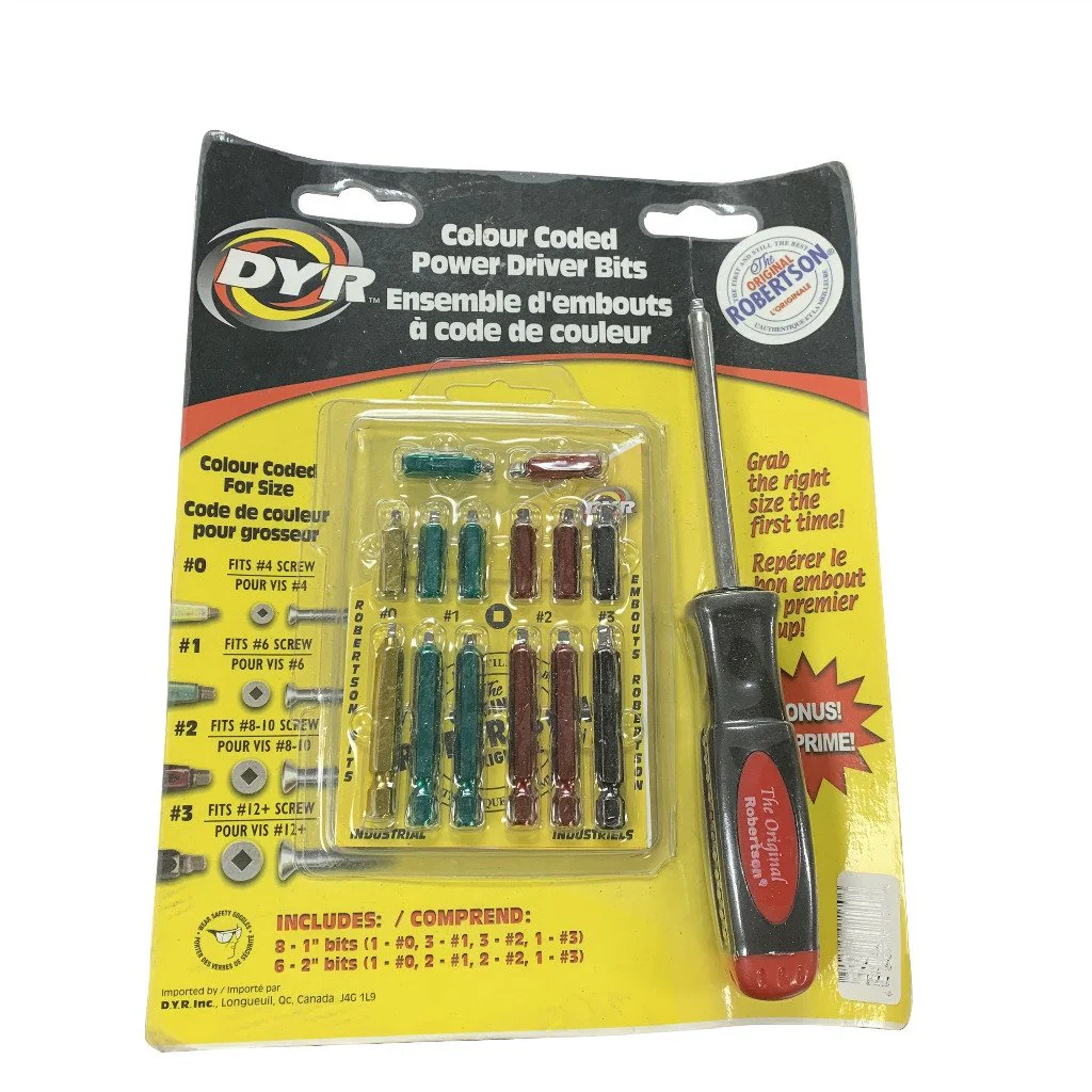 DYR Colour Coded Power Driver Bits