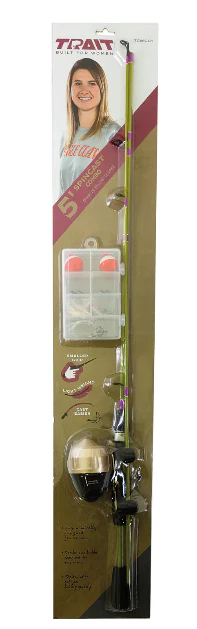 Eagle Claw Trait Zaldain Spin Cast  Combo with Tackle Box - Image 2