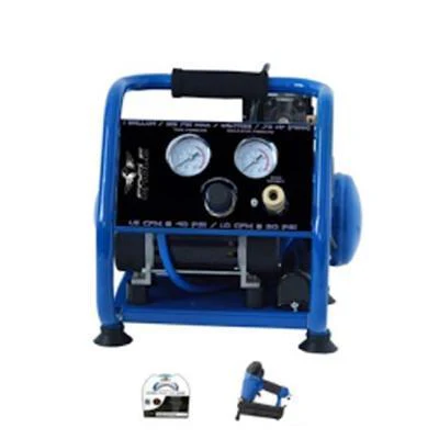 Eagle Silent Series 75 HP 1 Gallon Compressor with Nail Gun
