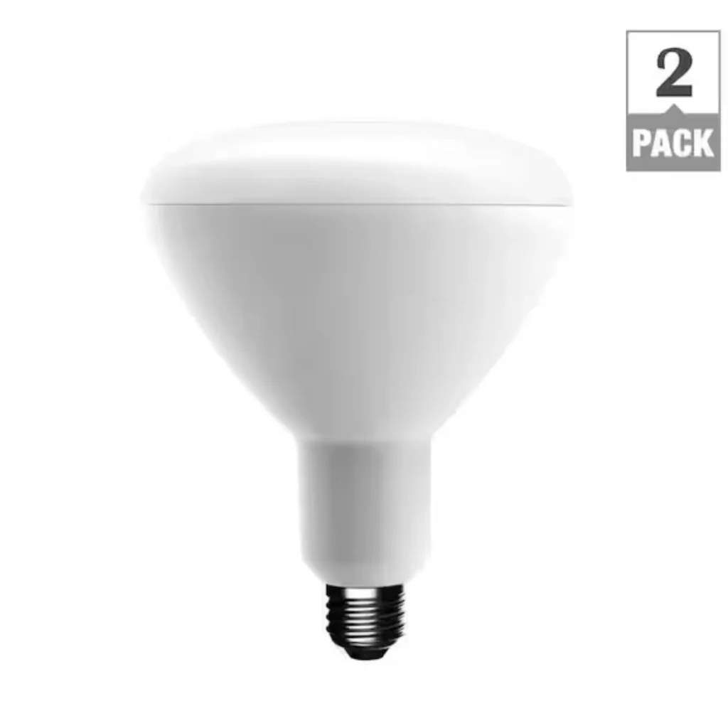 EcoSmart 75-Watt Equivalent BR40 Dimmable Energy Star LED Light Bulb Bright White (2-Pack) - Image 6