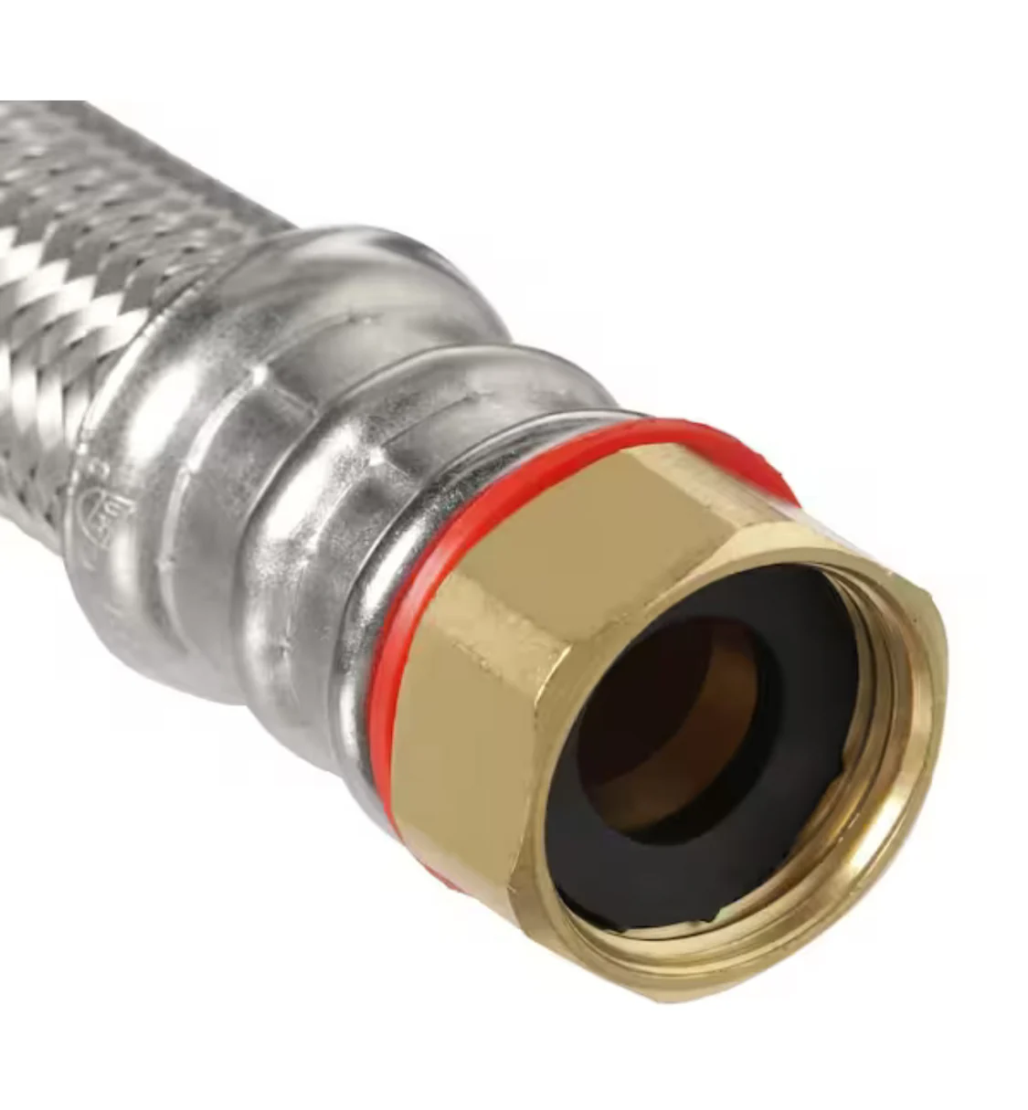 Everbilt 3/4 in. FIP x 3/4 in. FIP x 24 in. Stainless Steel Water Heater Supply Line - Image 2