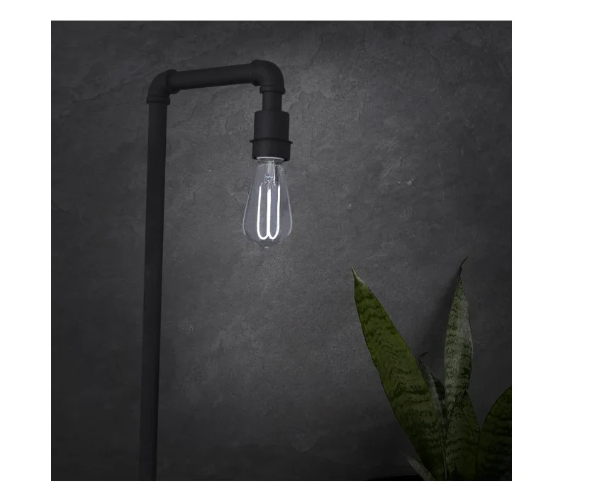 Feit Electric 40-Watt Equivalent ST19 Dimmable M-Shape Filament Clear Glass E26 Vintage Edison LED Light Bulb, Daylight 5000K Damaged Box - Image 4