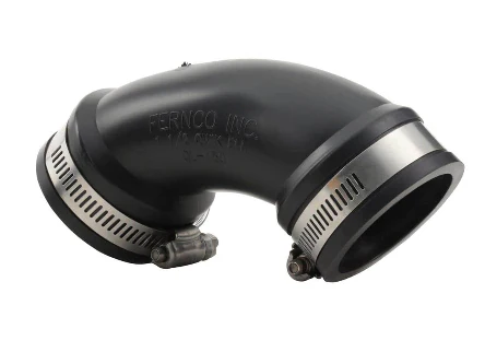 Fernco 1-1/2 in. PVC DWV 90-Degree Mechanical Elbow Fitting - Image 2