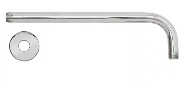 Glacier Bay 12 inch Raincan Shower Arm in Chrome Damaged Box