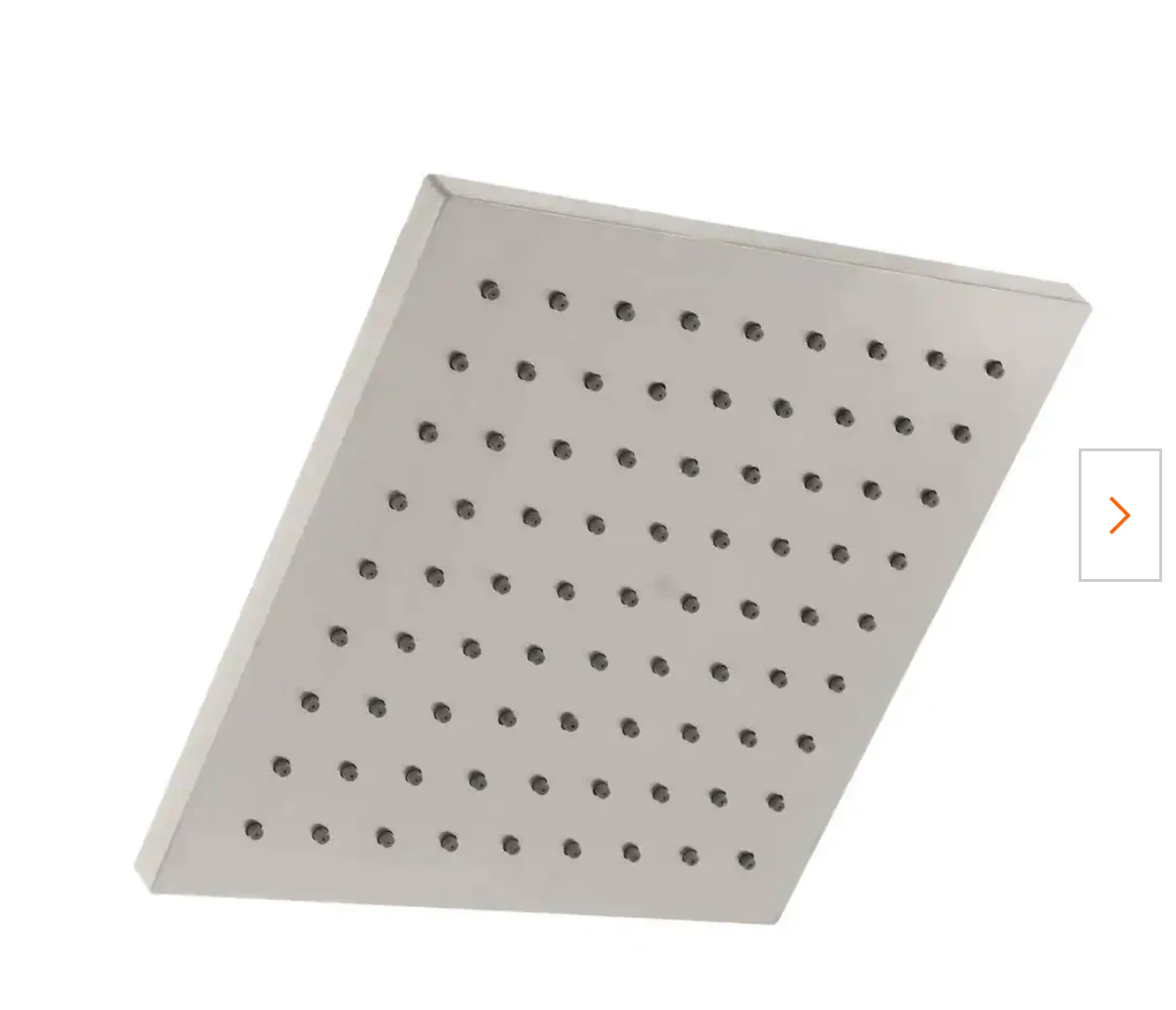 Glacier Bay Modern 1-Spray 8 in. Single Wall Mount Fixed Rain Shower Head in Brushed Nickel Damaged Box