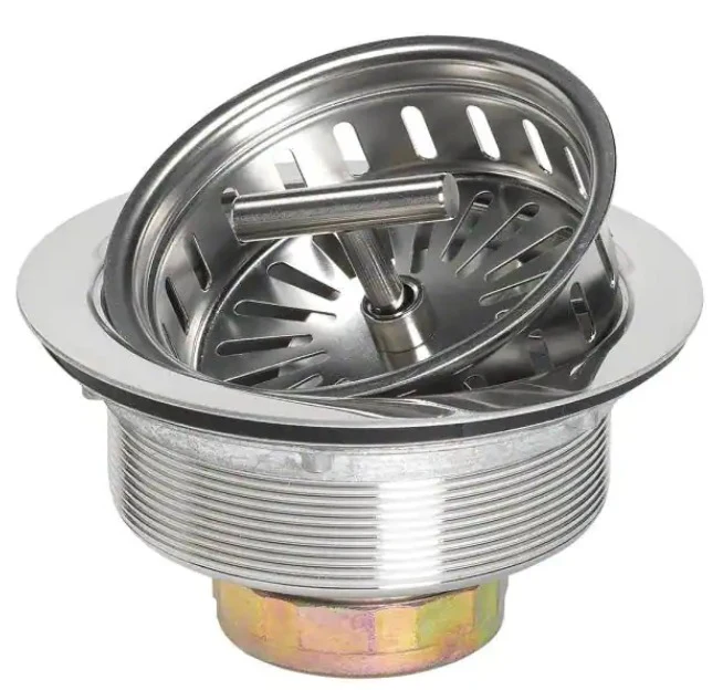 Glacier Bay Spin Lock Sink Strainer in Stainless Steel Damaged Box - Image 2