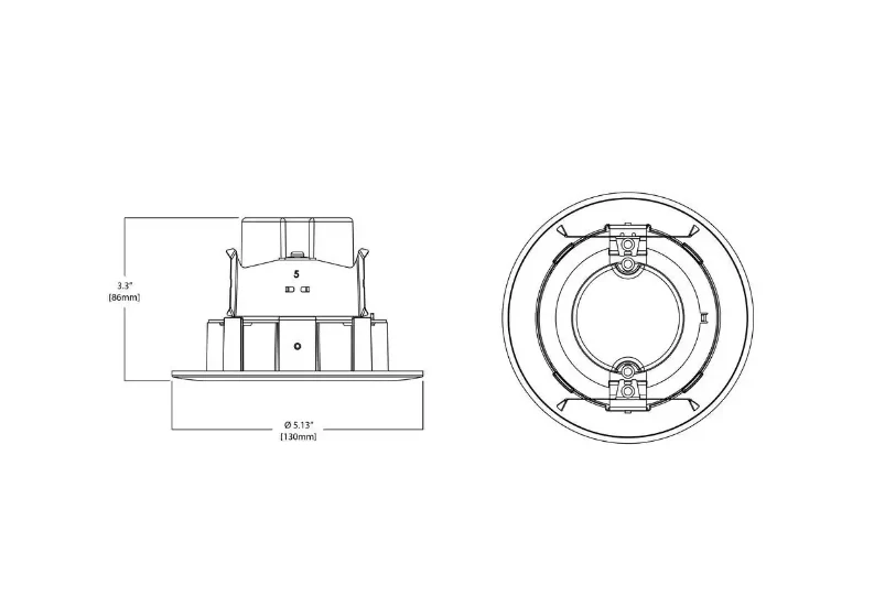 Halo 4 in. 2700K White Integrated LED Recessed Ceiling Light Fixture Adjustable Gimbal Retrofit Trim Warm White Damaged Box - Image 3