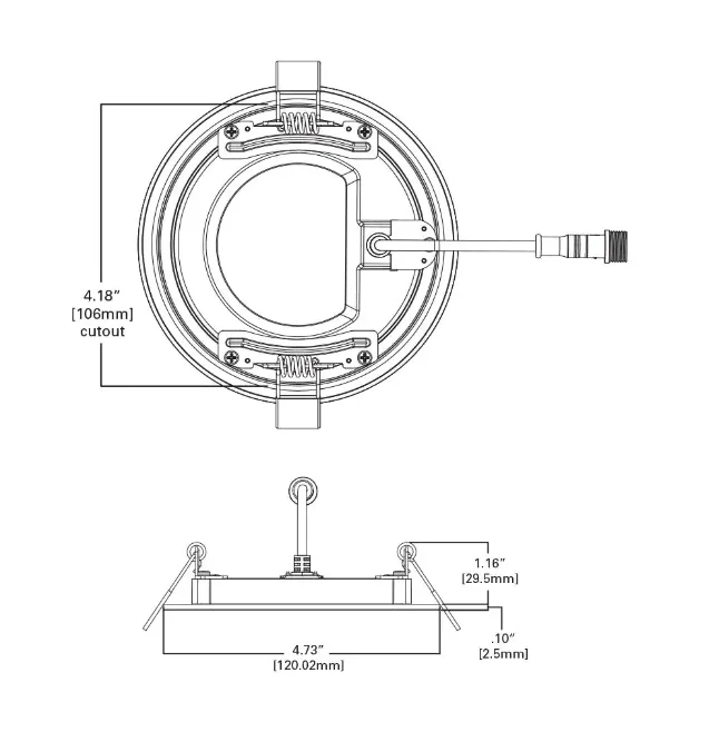 Halo HLBPH 4 in. Selectable CCT New Construction Canless Recessed Downlight Remote Driver Junction Box Integrated LED Kit DAMAGED BOX - Image 2