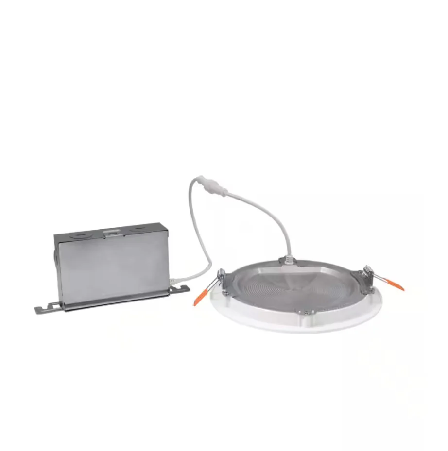 Halo HLBSL 6 in. Color Selectable New Construction or Remodel Canless Recessed Integrated LED Kit Damaged Box - Image 2
