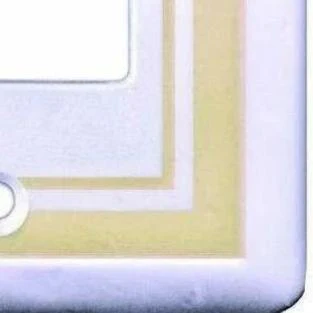 Hampton Bay Cast Stone Finish 2 Gang Rocker Light Switch GFCI Cover Plate Damaged Box - Image 2