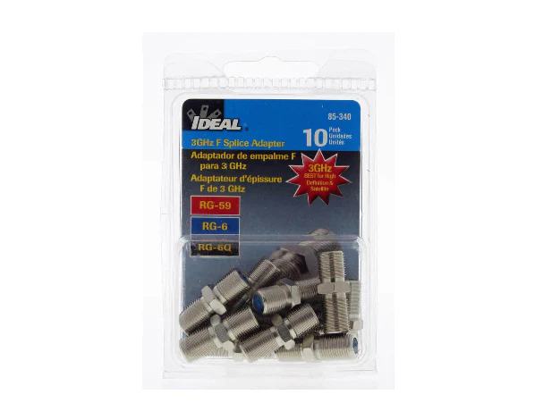 IDEAL 3 GHz F Splice Adapter (10 per Pack) DAMAGED BOX - Image 5